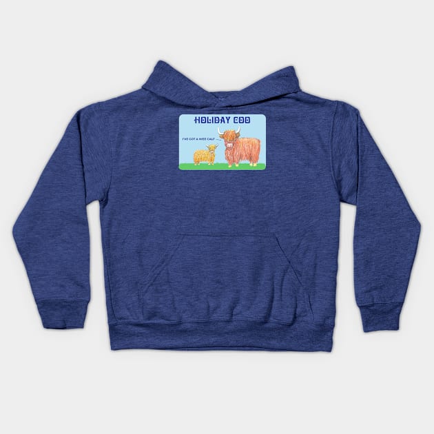 Holiday Coo Kids Hoodie by TimeTravellers